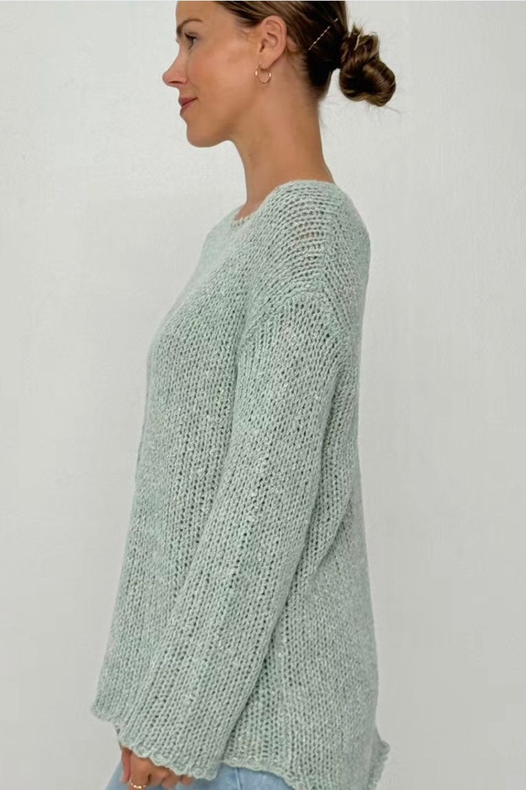 Slouchy Knit- Mint