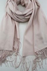 Plain Cashmere Scarf - Taupe