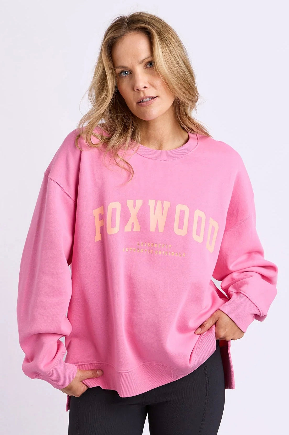 Interval Crew- Bubblegum Pink/ Neon Orange