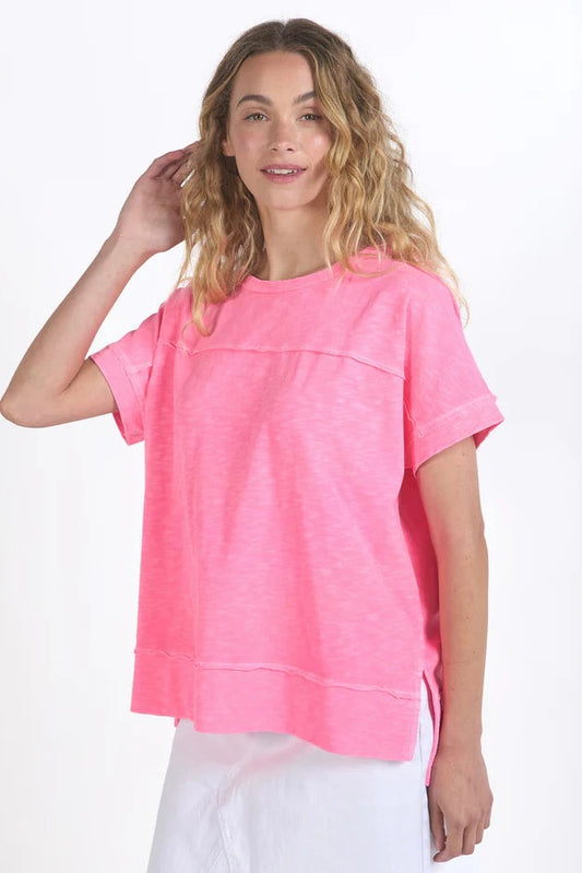 Allison Tee- Neon Rose