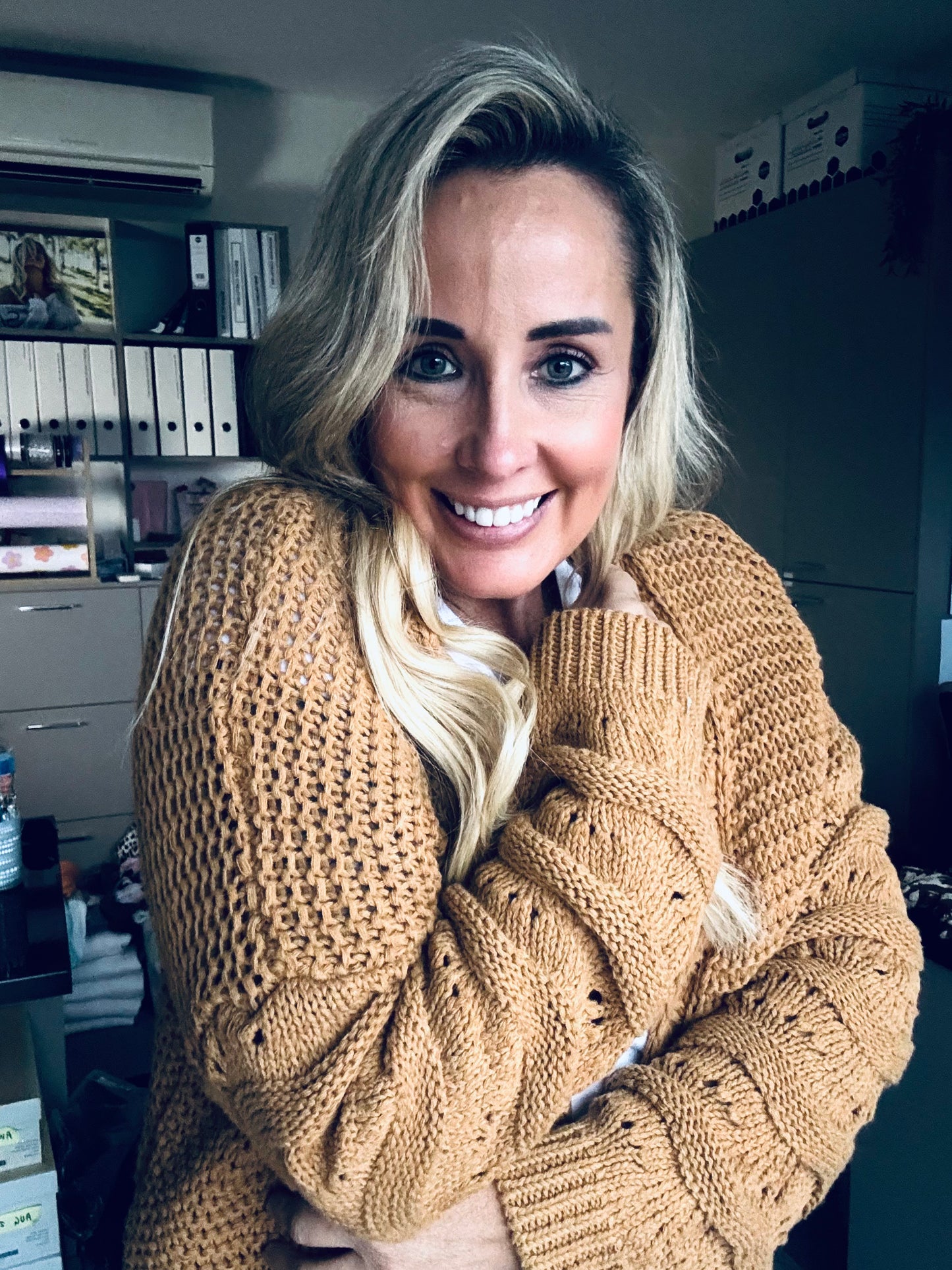 Mustard Wave Cardi