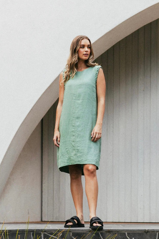 Bastia Dress- Khaki