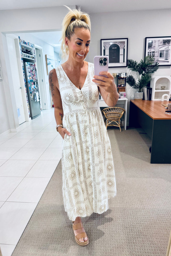Morocco Dress- White