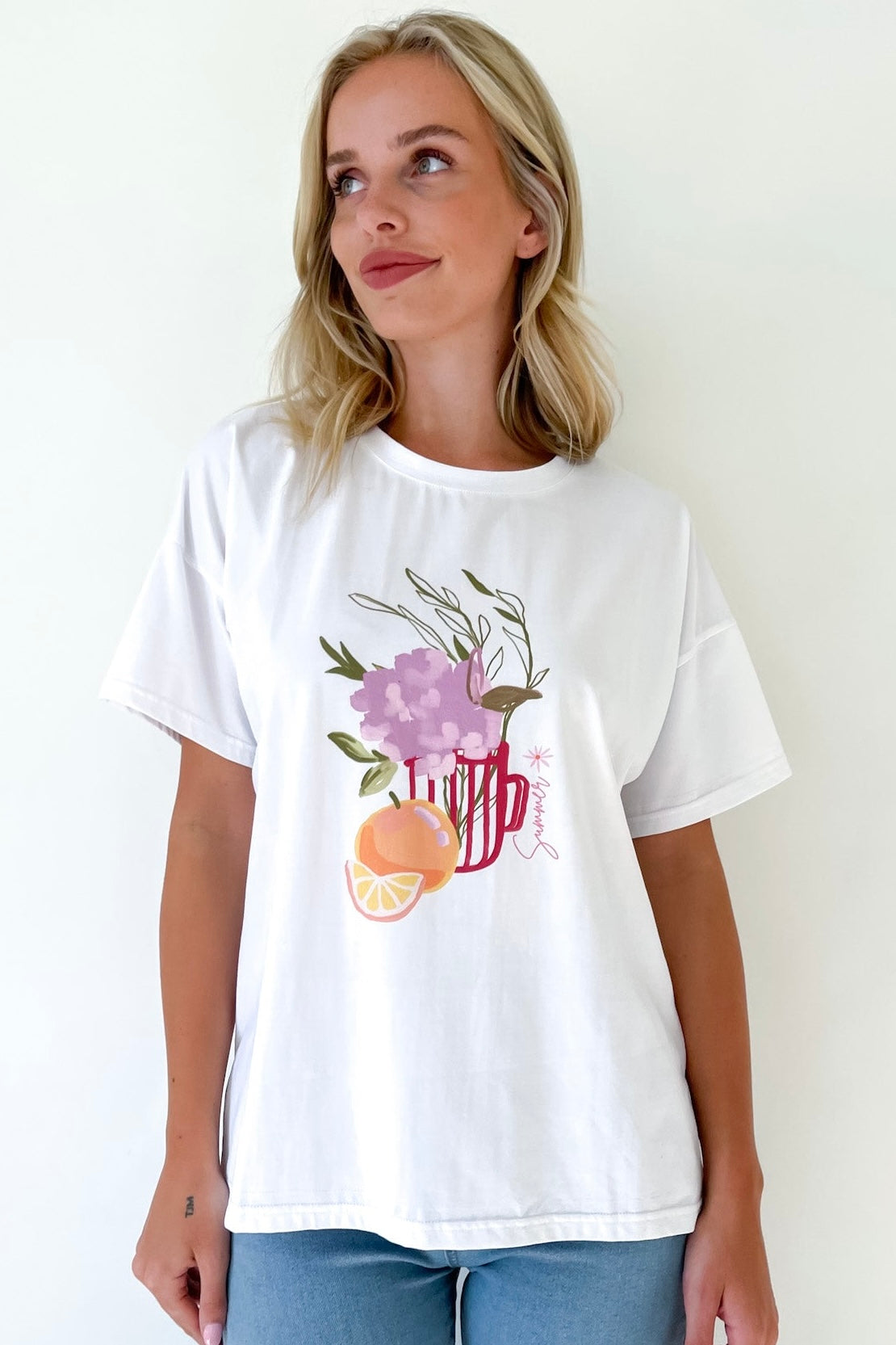 Garden Tee- White