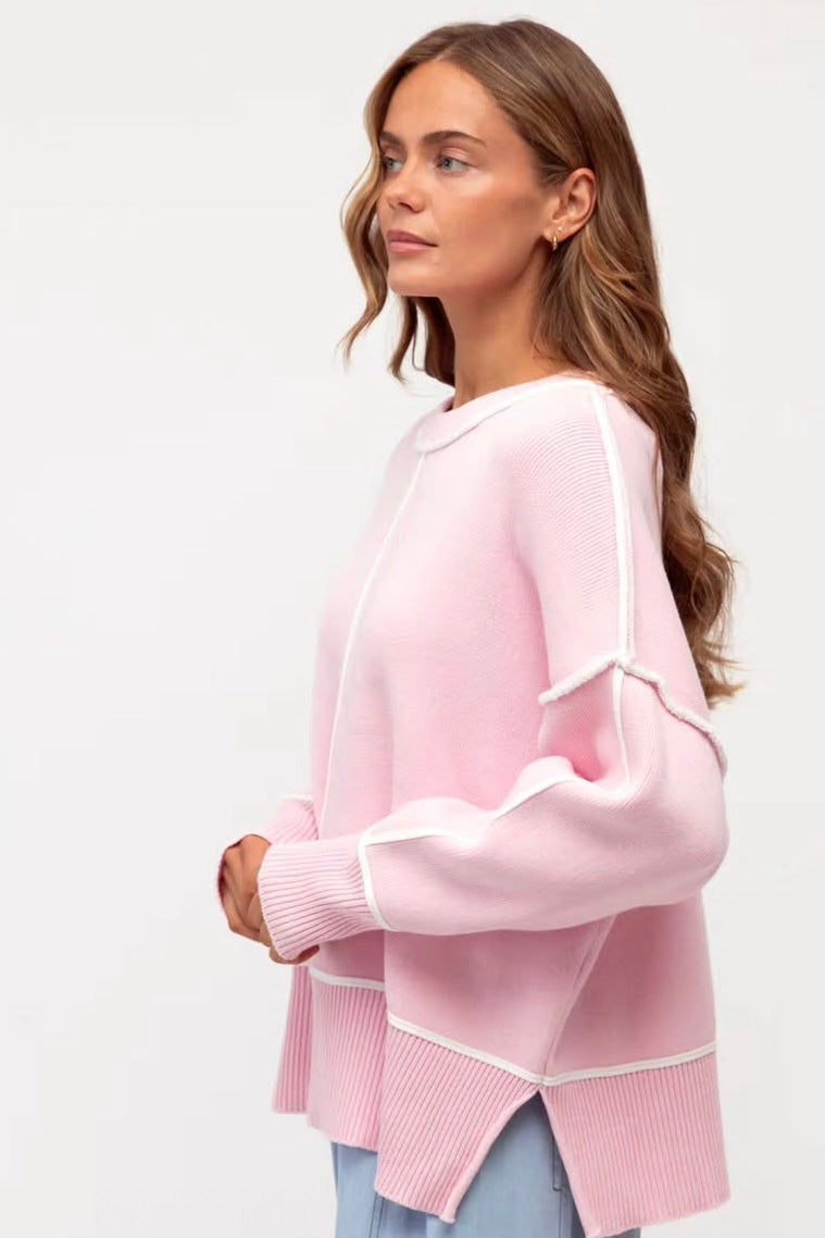 Pink & White Delight Knit