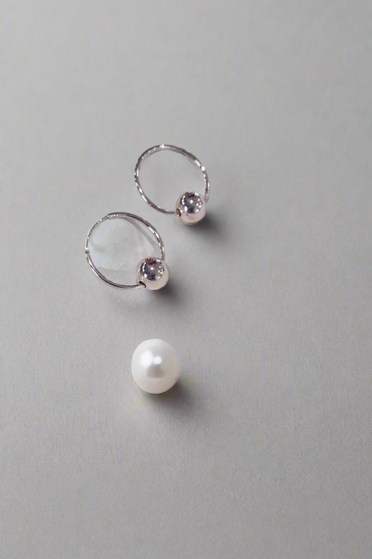 Ballin Hoop- Rose Gold