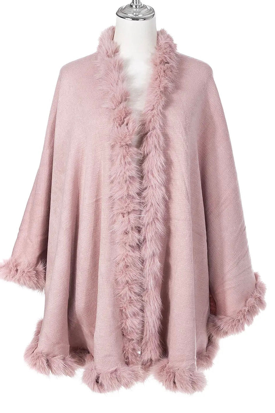 Open Poncho - Pink