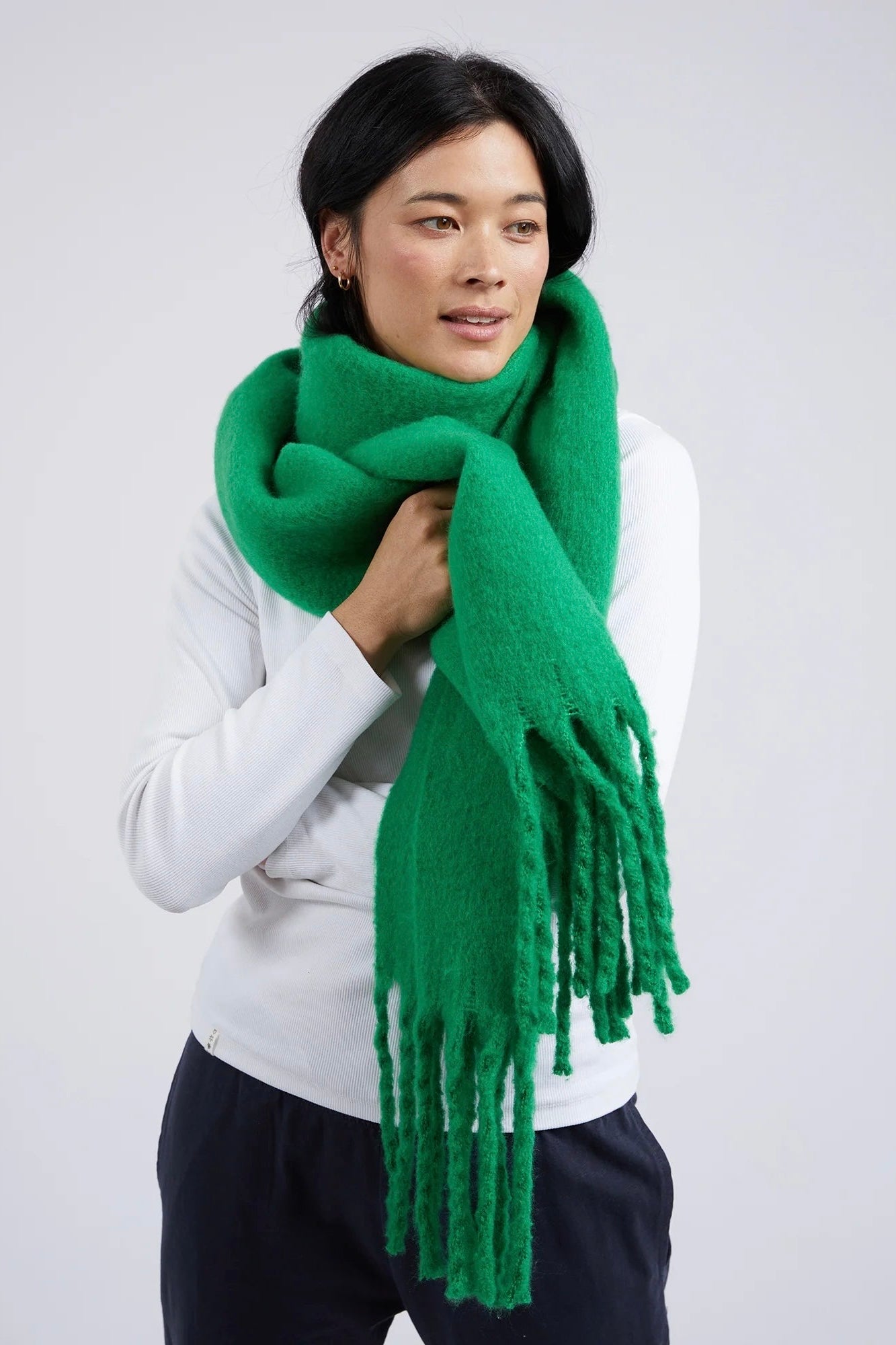 Elm Comfy Scarf - Green