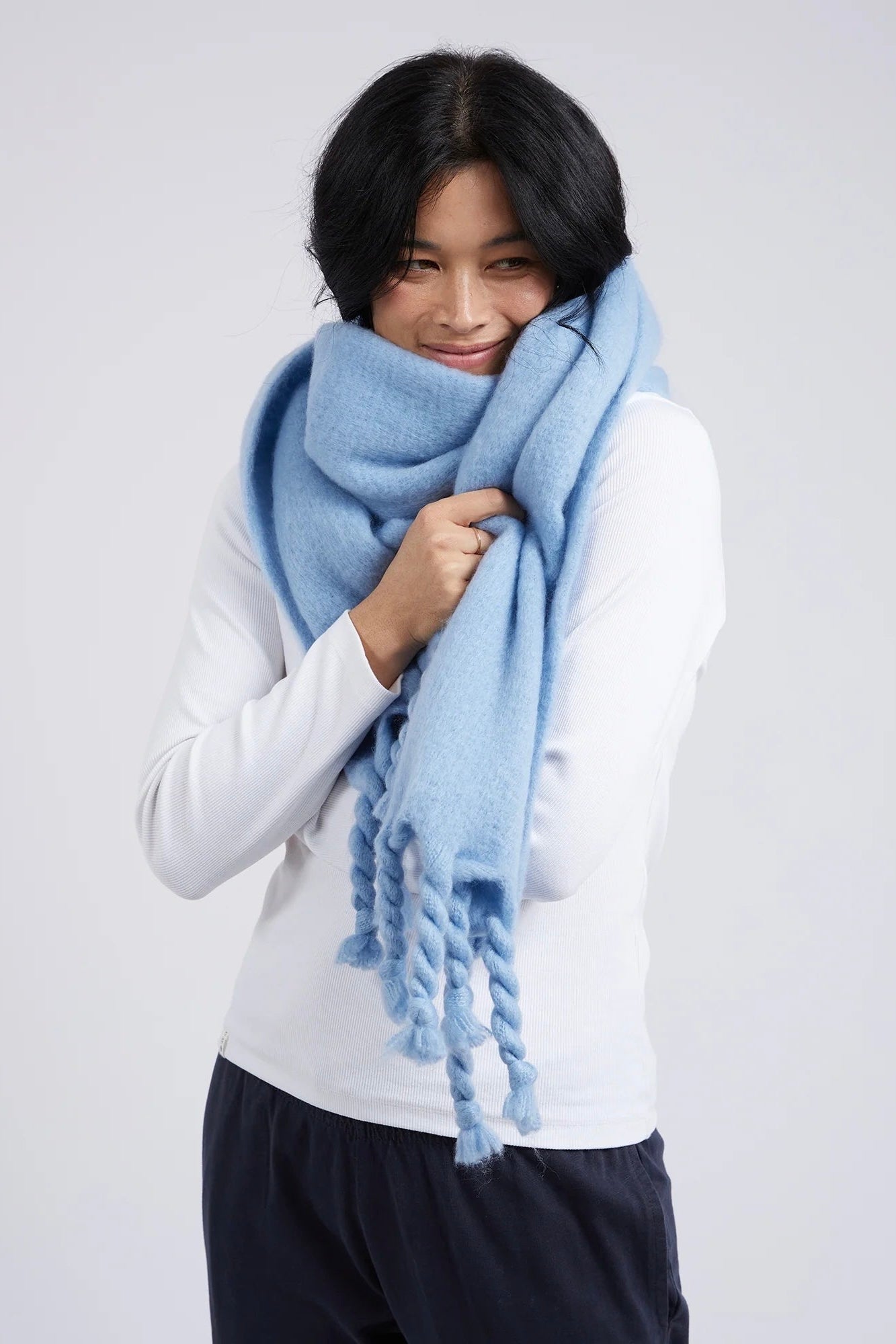 Elm Comfy Scarf - Blue