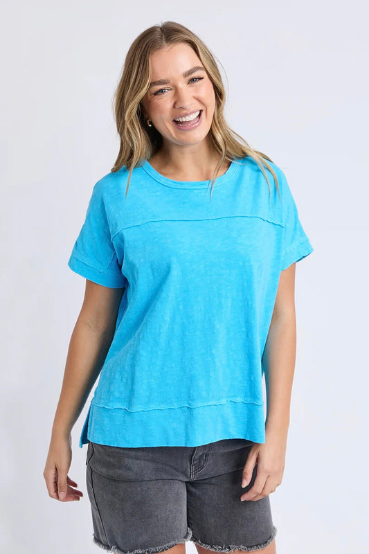 Allison Tee- Azure Blue