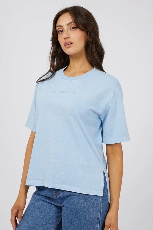 Washed Tee - Ocean Blue