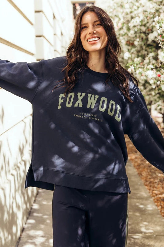 Interval Crew- Navy