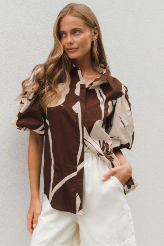 Chocolate Bloom Shirt