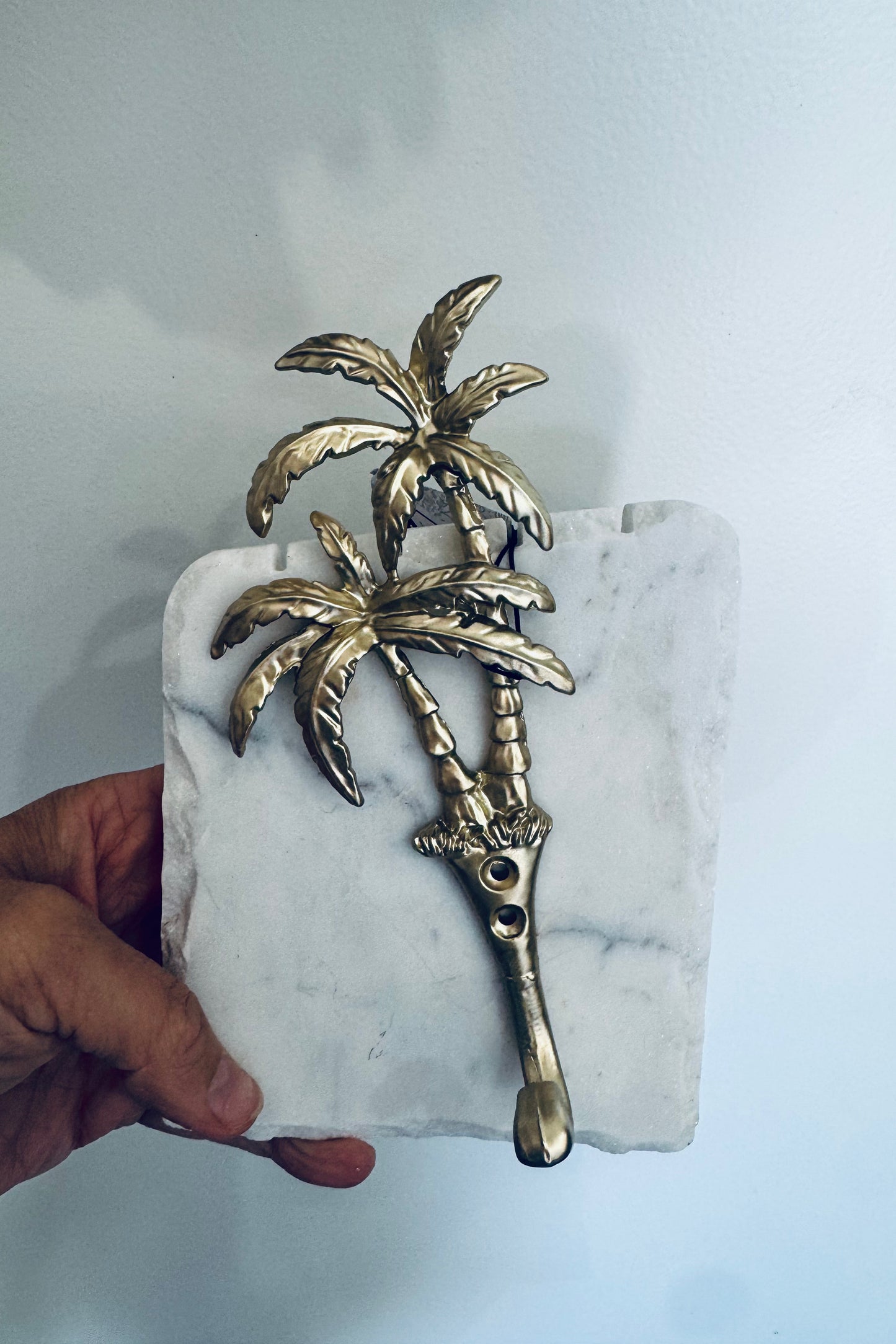 Brass Hook- Palm Tree