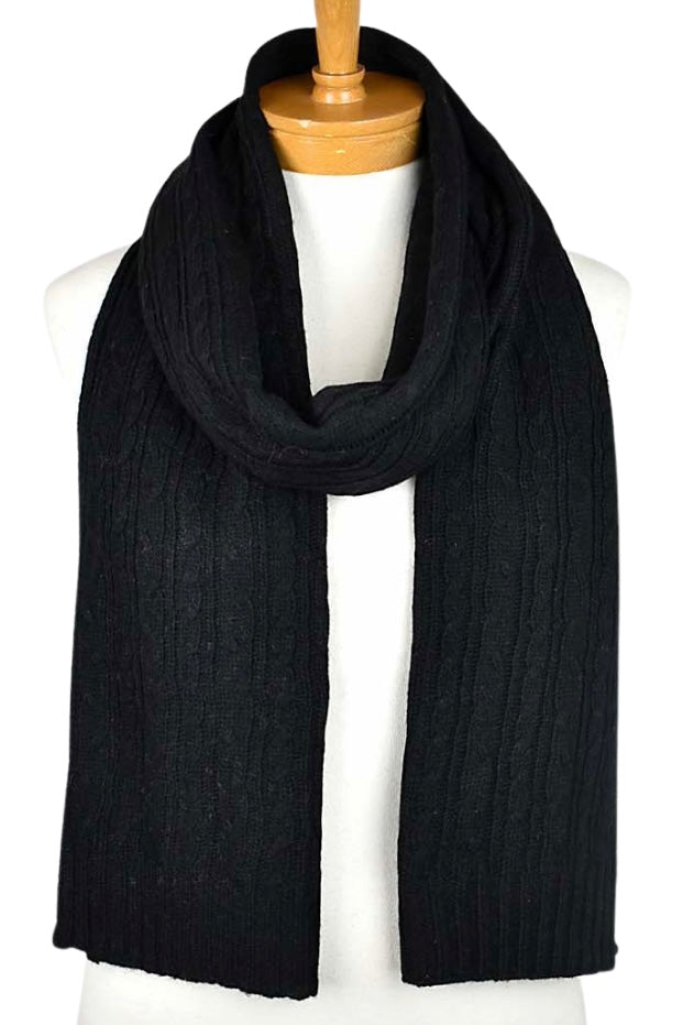 Braid Scarf- Black