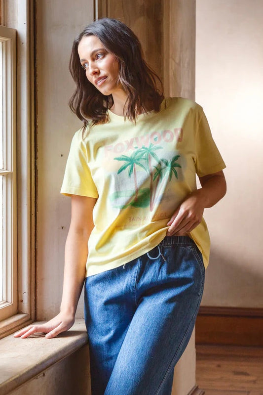 Sunny Days Tee- Lemon
