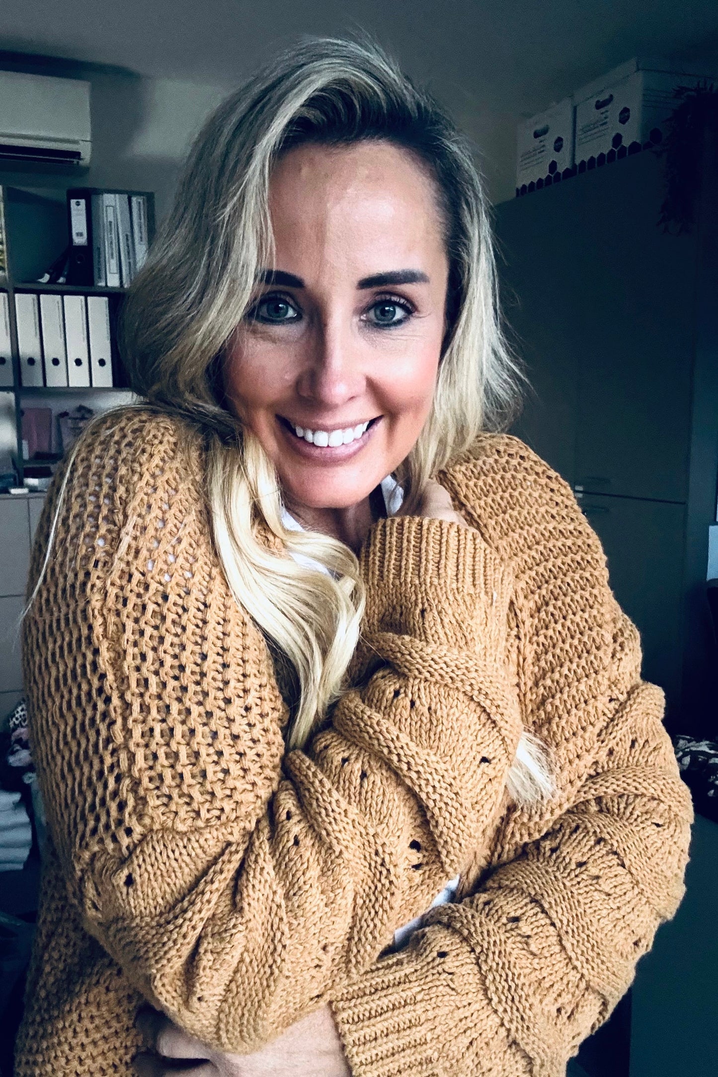 Mustard Wave Cardi