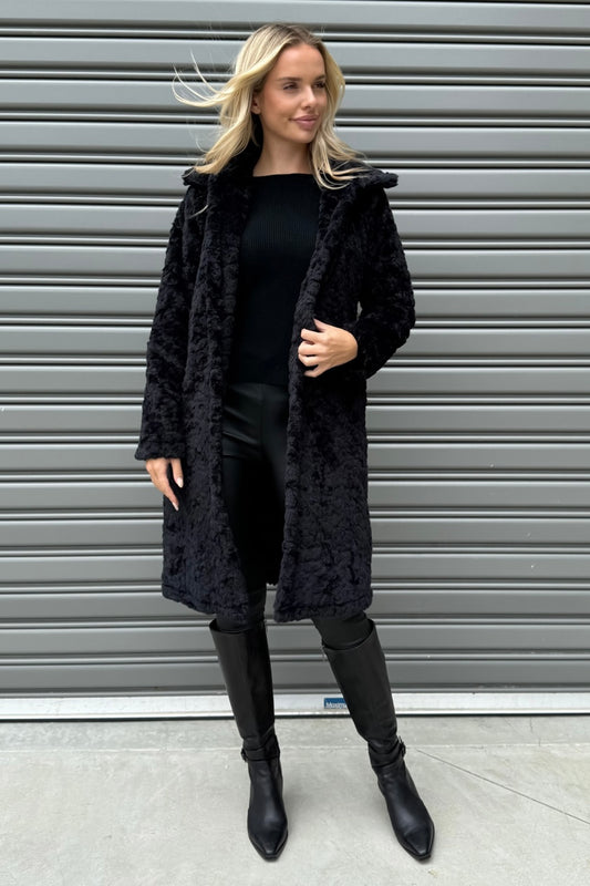 Long Show Stopper Jacket - Black