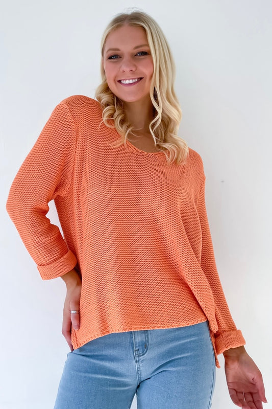 Cindy Knit - Light Orange