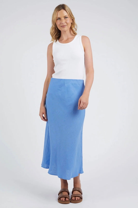 Eleni Skirt - Cerulean Blue