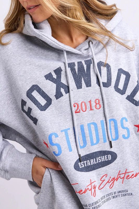 Stacey Hoodie- Grey Marle