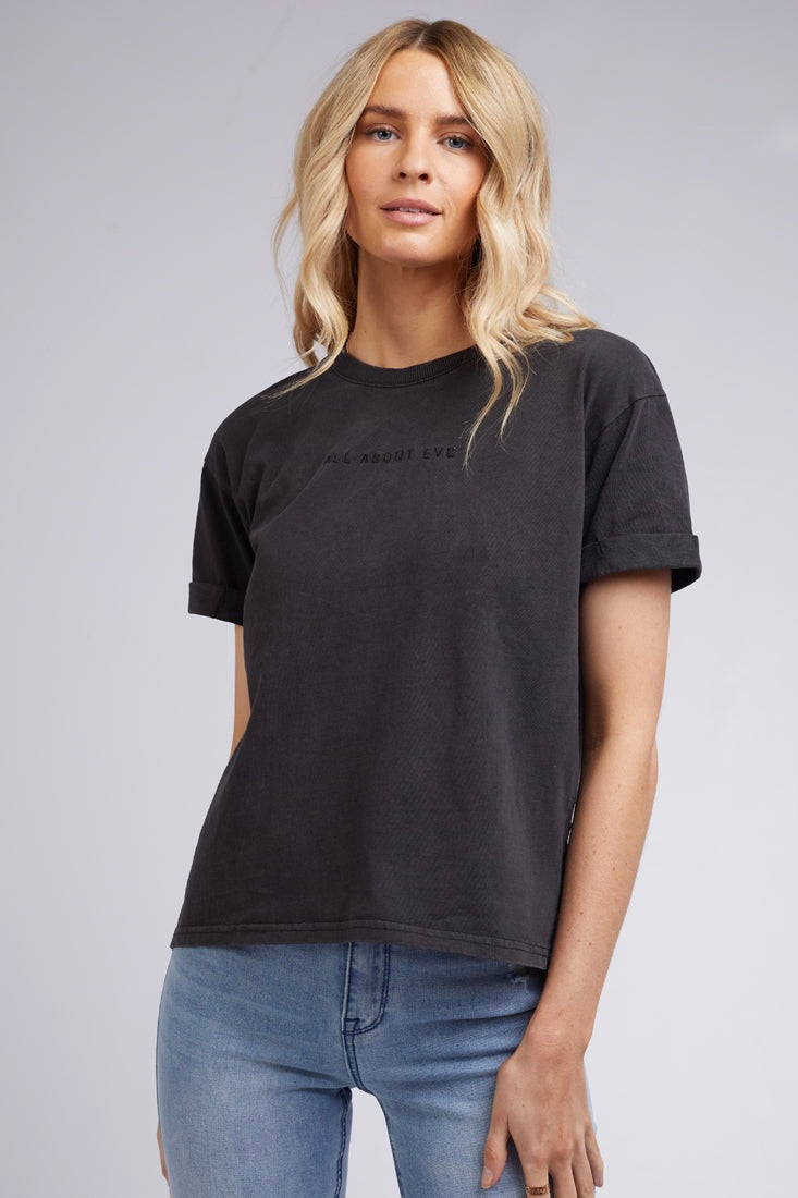 Washed Tee - Washed Black