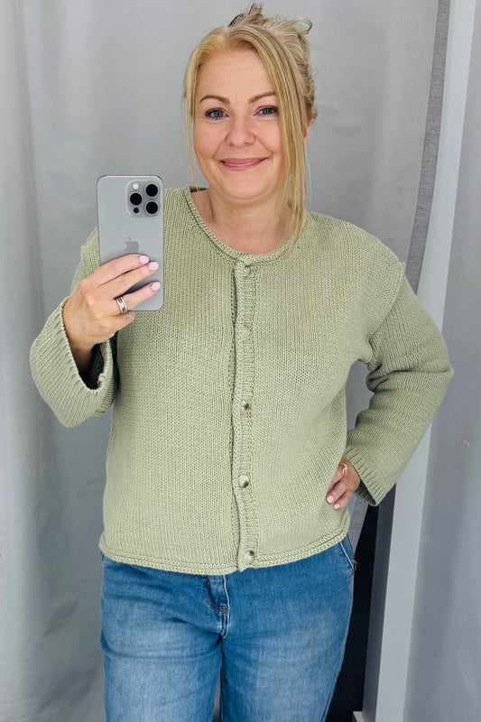 Raya Cardigan- Sage