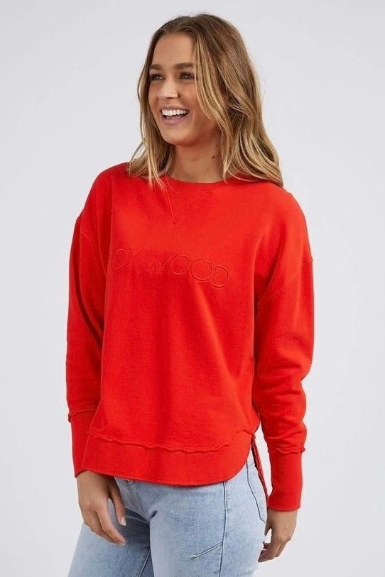 Simplified Crew- Bright Red