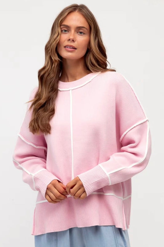 Pink & White Delight Knit