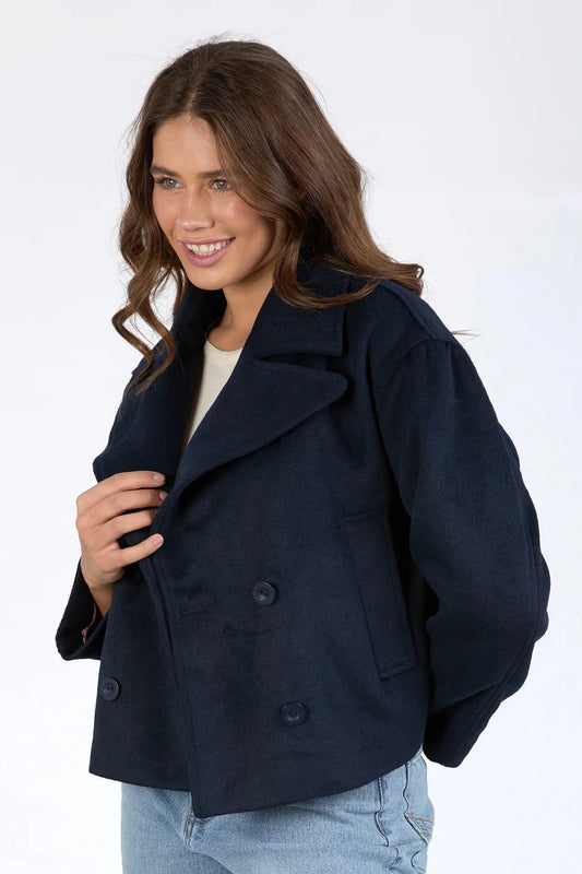 Harley Peacoat- Dark Sapphire
