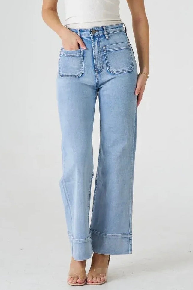 Beccy Stretch Straight Jean - Blue