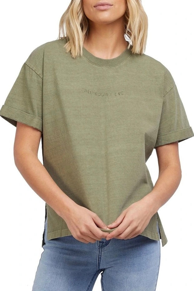 Washed Tee - Khaki