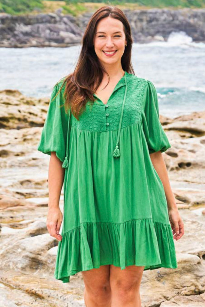 Milly Dress - Green