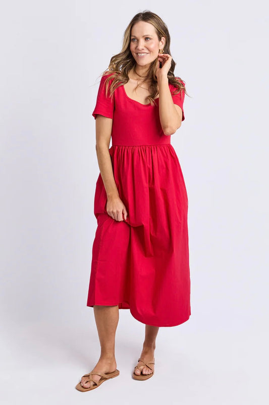 Ella Dress- Crimson