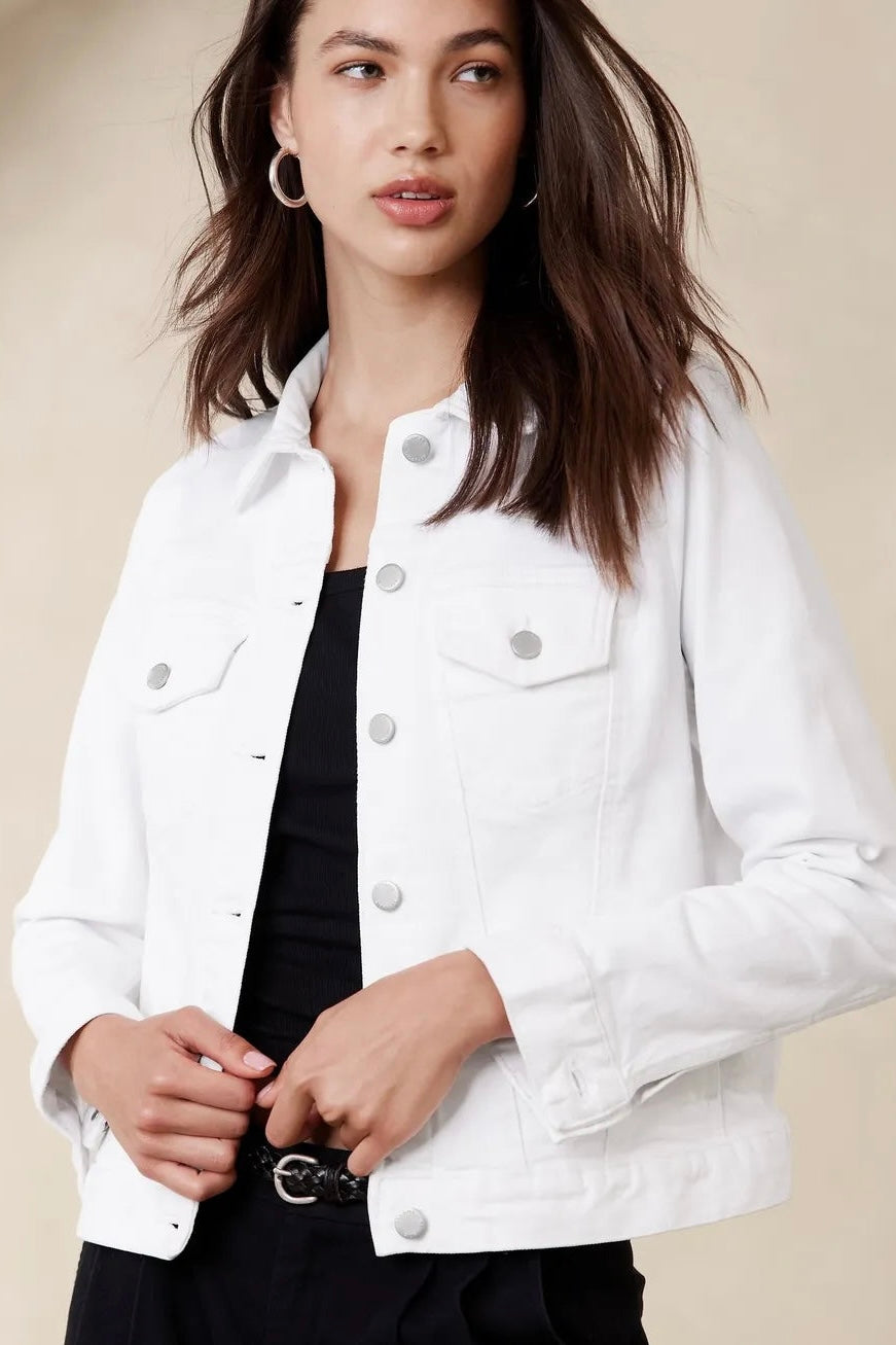 Darcy Denim Jacket - White