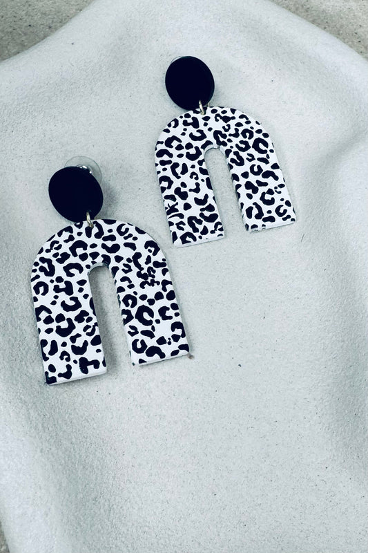 Leopard Arch - White/Black