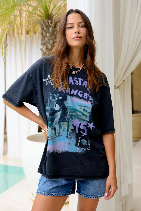 Coastal Ranger Tee- Washed Black