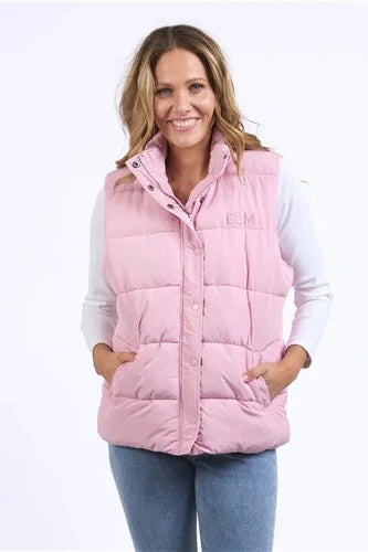 Core Puffer Vest - Soft Pink