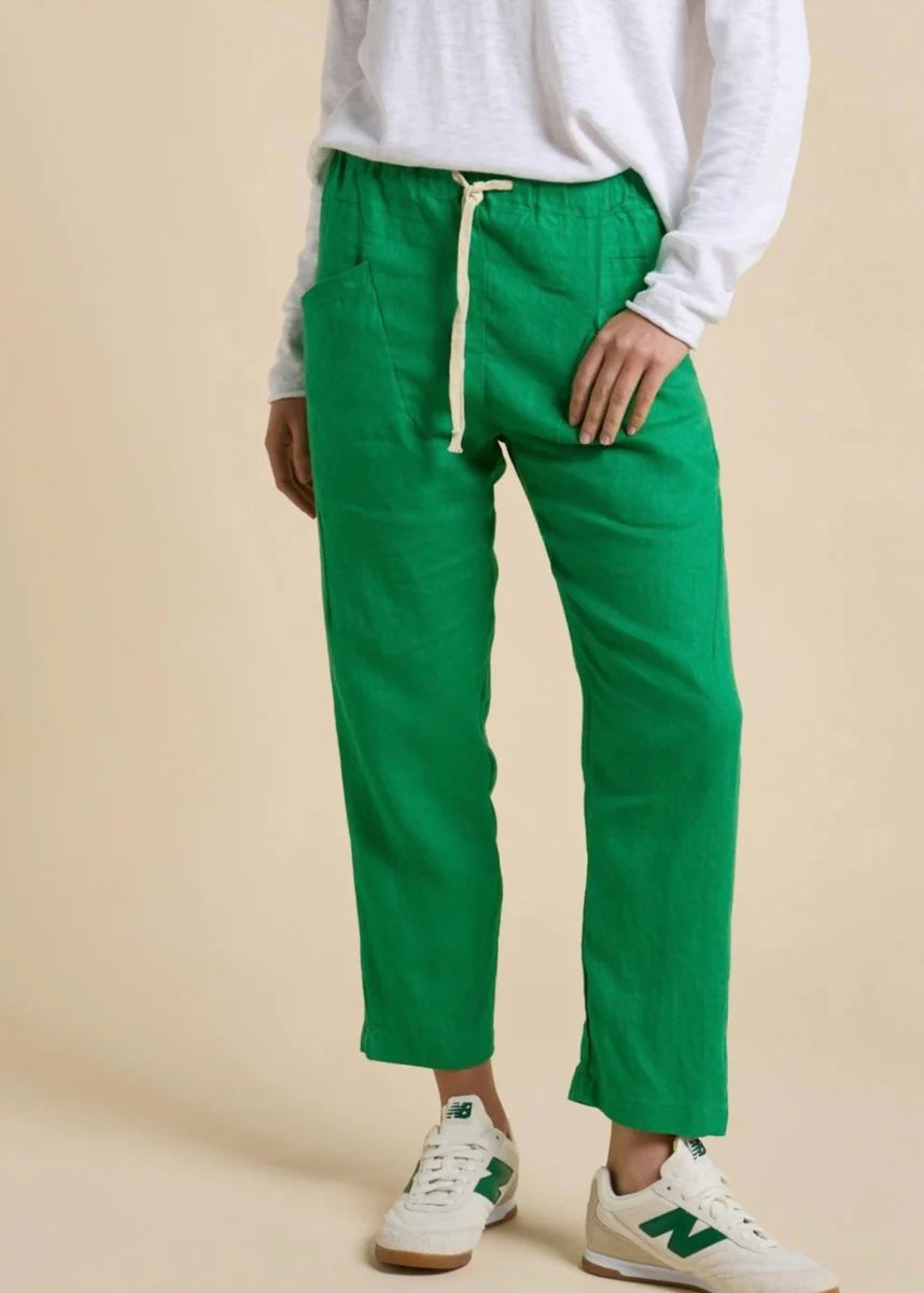 Luxe Linen Pant - Green