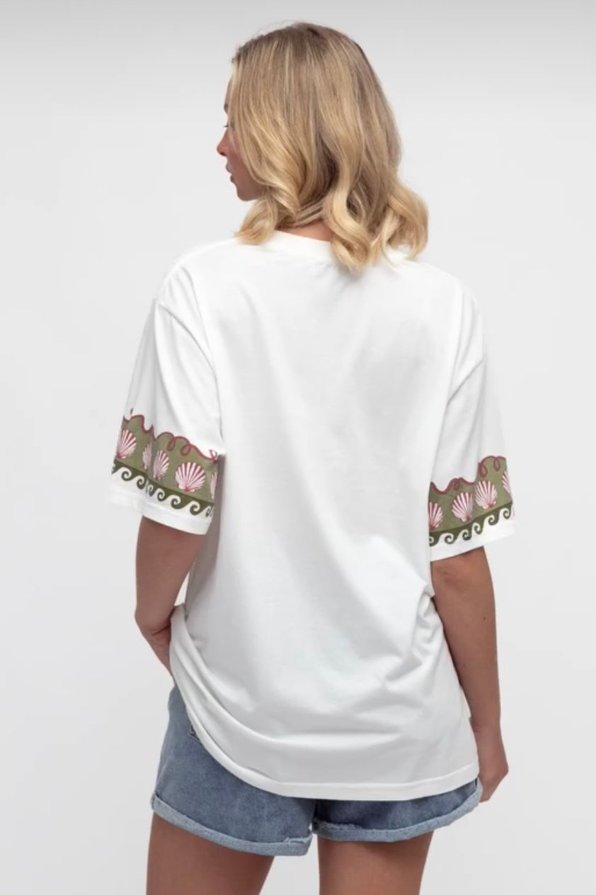 Shell Tee - White