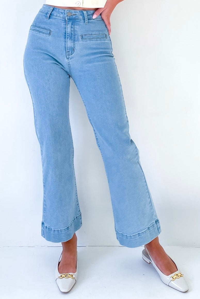 Winston Wide Leg Jean- Blue Wash