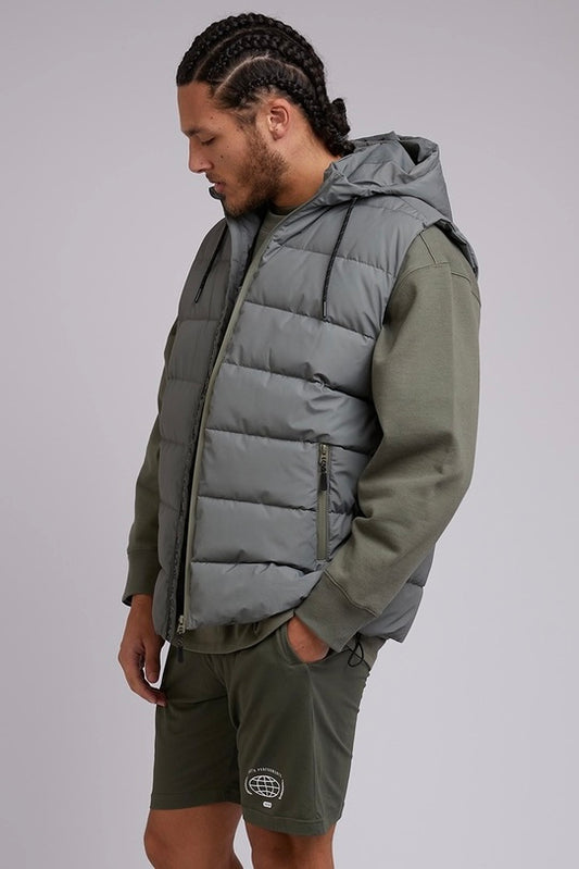 Domain Puffer Vest- Khaki