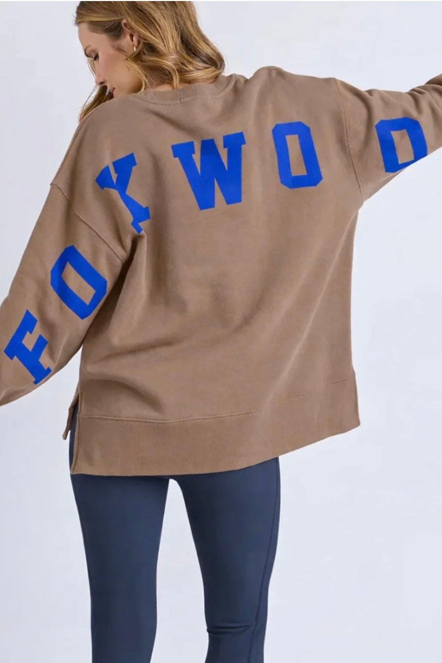 Interval Crew- Brown With Blue