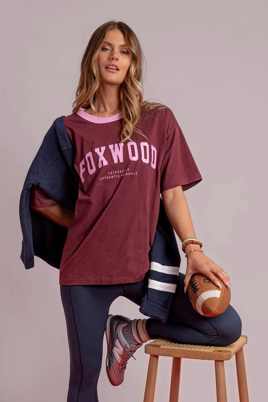 Intention Contrast Tee- Port