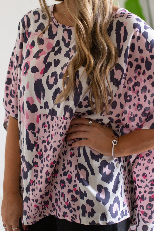 Pink Leopard Perfection Top