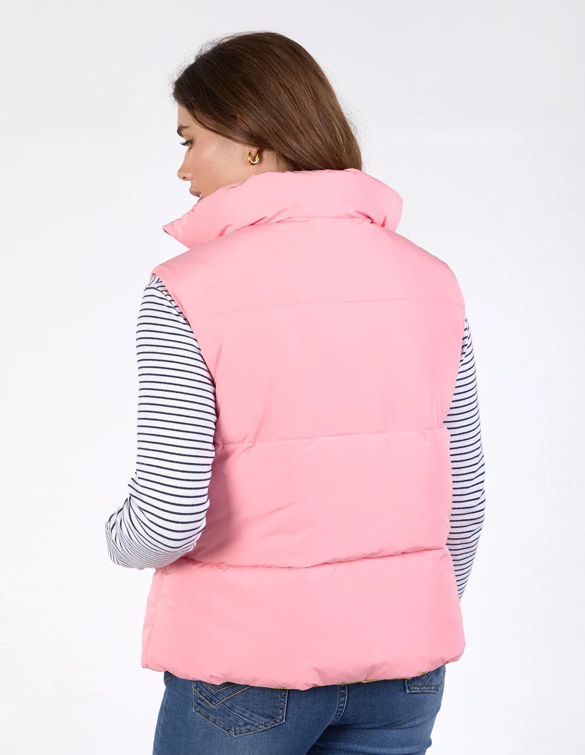 Kit Puffer Vest- Charm Pink