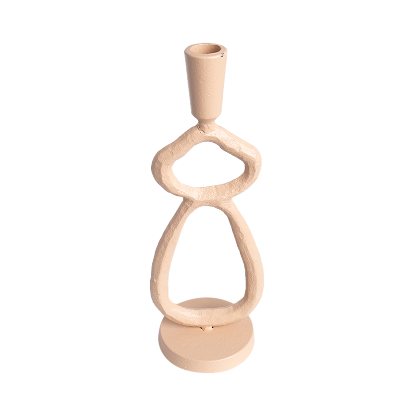 Candle Holder - Taupe Sand