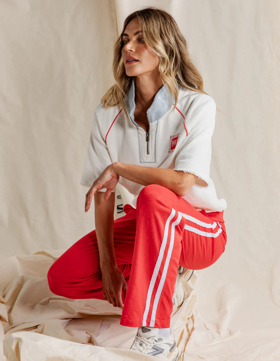 Power Pant - Red/White