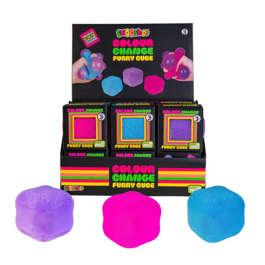 Smoosho's Colour Change Furry Cube- Assorted