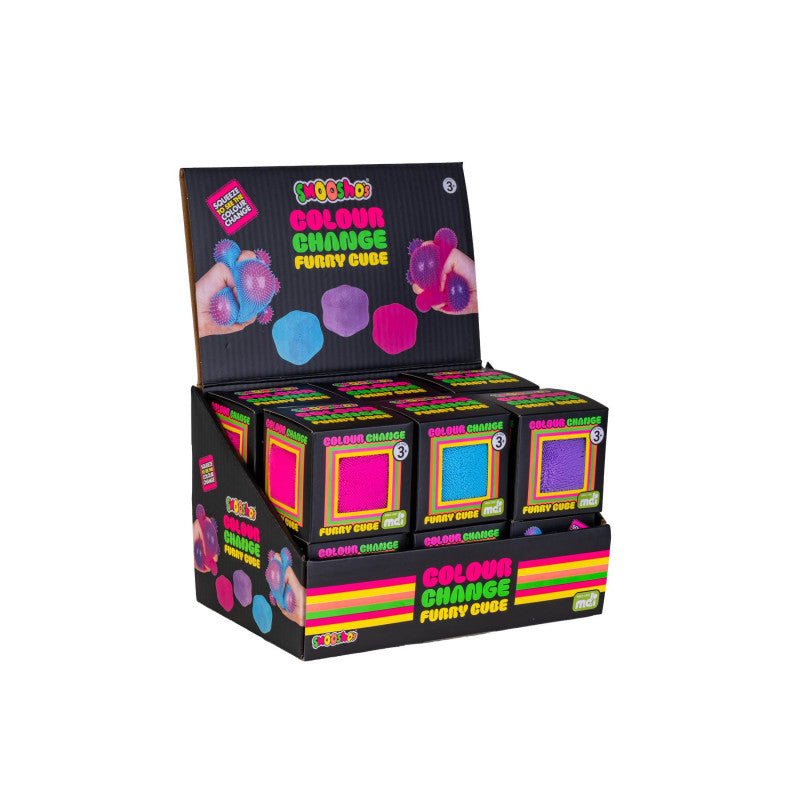 Smoosho's Colour Change Furry Cube- Assorted